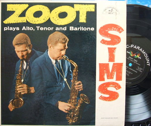 【米ABC-Paramount mono】Zoot Sims/plays Alto, Tenor and Baritone