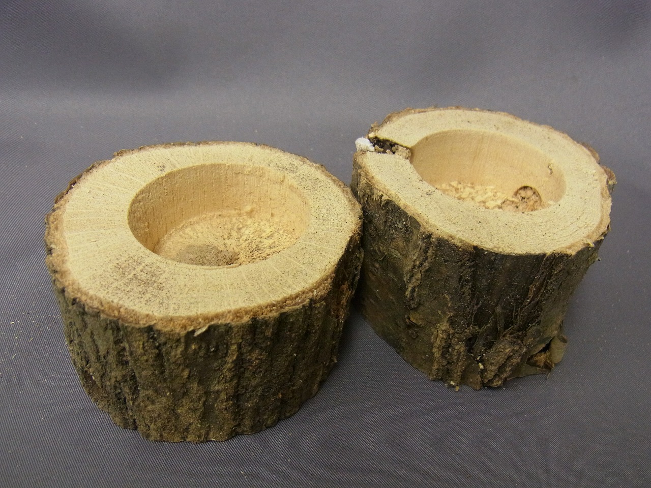 エサ皿16gワイドタイプ用　素材クヌギ又はナラ　