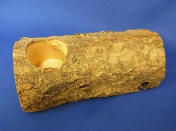 いこいのエサ皿16g用通常型1つ穴　素材クヌギ又はナラ