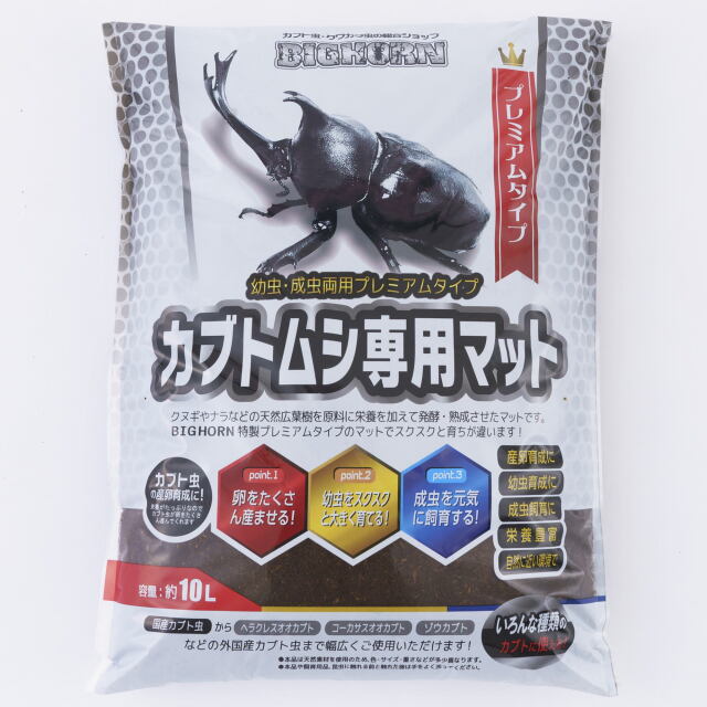 ヘラクレスヘラクレス3令幼虫ペア 今ならカブト専用マット10L1袋付。