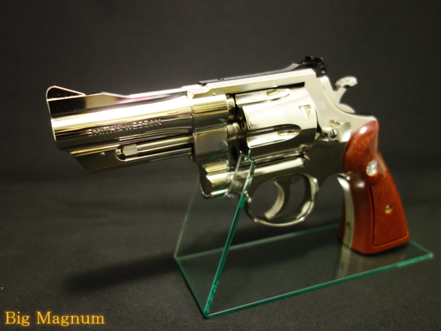 M27 The .357 Magnum 3-1/2inch ニッケルフィニッシュ モデルガン