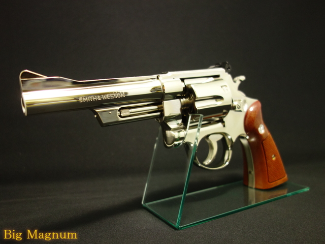 タナカ】S&W M27 The .357 Magnum 5inch ニッケルフィニッシュ モデルガン