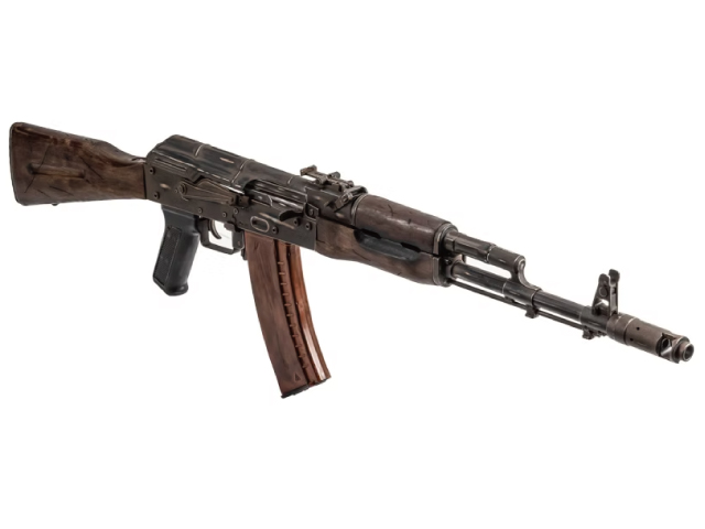 Real Wood AK74 Battle Worn