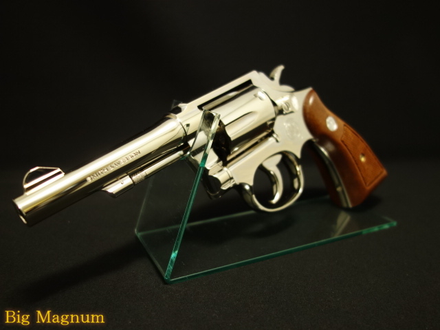 M10 ミリタリー&ポリス 4インチ .38spl ニッケル Ver.3 モデルガン