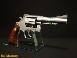 M67 Combat Masterpiece .38spl 4inch ステンレスフィニッシュ モデルガン