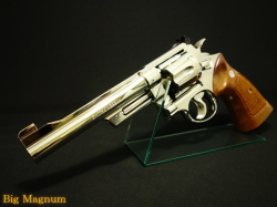 S&W M27 The .357 Magnum 6inch ニッケルフィニッシュ モデルガン