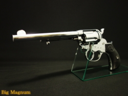 コルト ライトニングM1877リボルバー  オールシルバー 6インチ