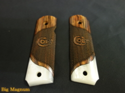 GM-1911チェッカー ロゴ入り パールインレイ