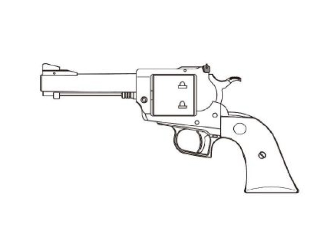 マルシン スーパーブラックホーク 7.5インチ プラグリップ シルバーABS マルシン工業 マルシン スーパーブラックホーク パール風 プラグ
