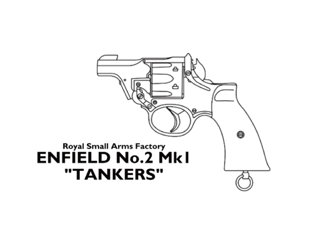 マルシン】エンフィールド No.2 MkI タンカー モデルガン 木製グリップ