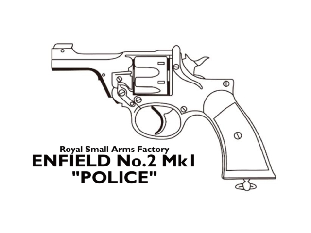 マルシン】エンフィールド No.2 MkI ポリス モデルガン プラグリップ