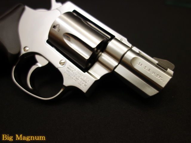 タナカ S＆W M60 ガスガン ステンレス Ver2 オプション多數 タナカワークス S&W M60 PC フラットサイド Ver.2 ステンレス 2インチ