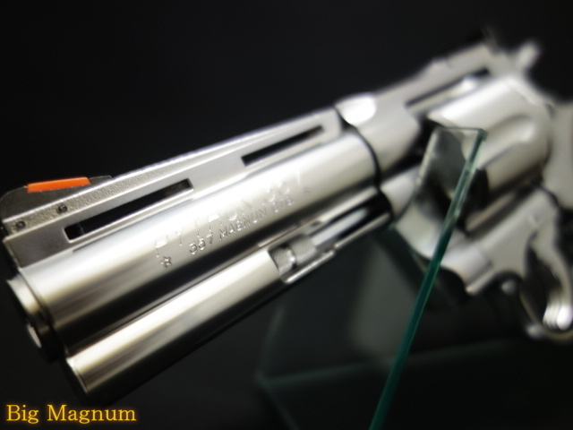 タナカコルトパイソンR-model 4インチステンレスガスガン タナカ】 コルトパイソン 4インチ Rモデル ステンレスフィニッシュ