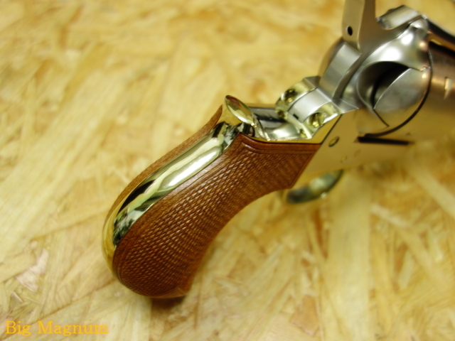 タナカ】 COLT SAA 2nd Gen D.C 4inch Birs Head Velor Nickel ガスガン