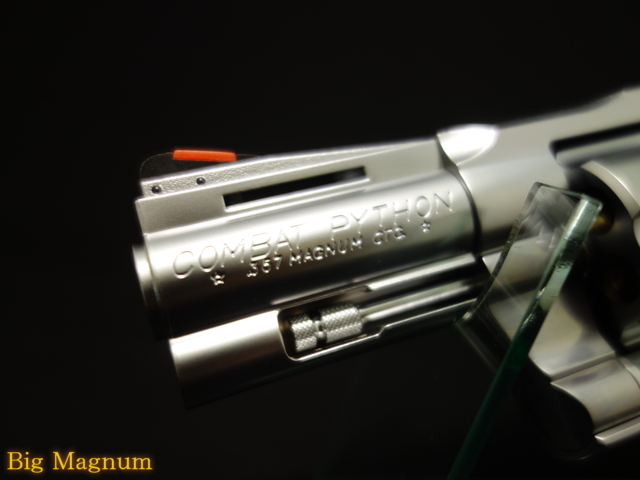 コルト パイソン .357Magnum 3inch R-model ステンレスフィニッシュ モデルガン