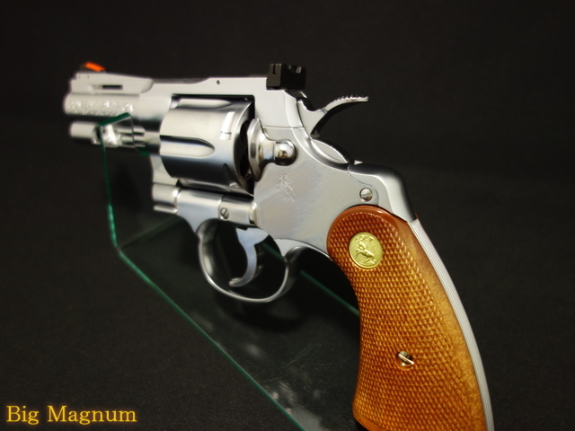 コルト パイソン .357Magnum 3inch R-model ステンレスフィニッシュ モデルガン