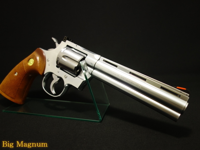 パイソン .357Magnum 6inch R-model ステンレスフィニッシュ モデルガン