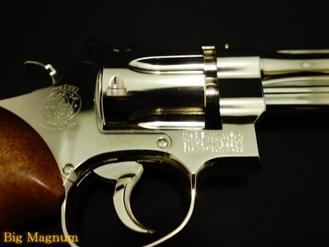 タナカ】S&W M27 The .357 Magnum 6inch ニッケルフィニッシュ モデルガン