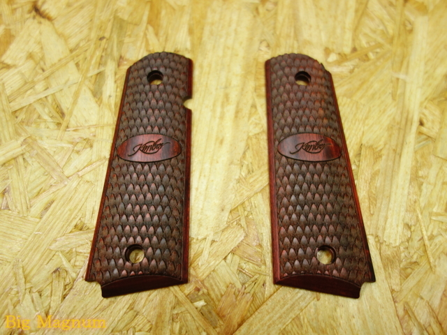 Kimber Raptor 1911 Full Size ロゴ入り スーパーローズウッド