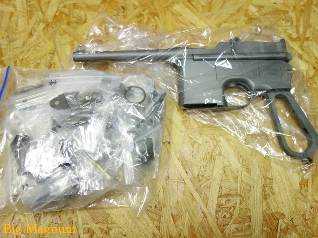 A!CTION】Mauser C96 Red9 BLOWBACK キットモデル