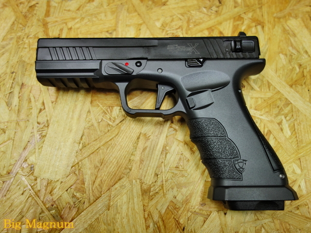 APS BLACK HORNET-J トイガン APS XTP Black Hornet Full Auto Co2 Powered with Polymer Slide