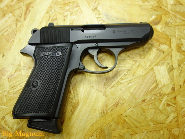 ワルサーPPK/S マットブラックABS モデルガン