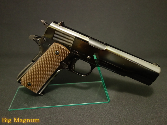 希少品SUZUKI M1911A1 悔しく ブラック メタルフィニッシュ モデルガン