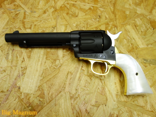 SAA .45 1stGen Late シビリアン ブラススタイルHW 木製グリップ 真鍮