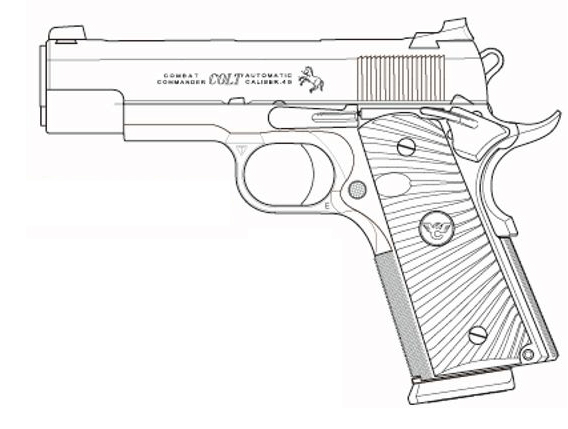 ウィルソン コンバット コマンダー ダブルキャップ 45ACP 仕様 モデルガン
