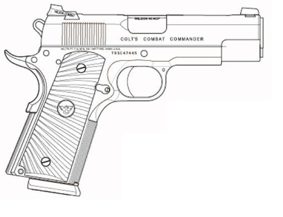 ウィルソン コンバット コマンダー ダブルキャップ 45ACP 仕様 モデルガン