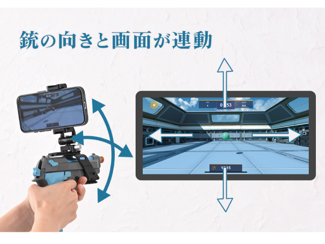 スマホシューティング M9A1 手動ブローバック
