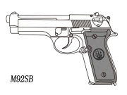 M92SB モデルガン