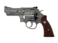 S&W M27 The .357 Magnum 3-1/2inch ニッケルフィニッシュ モデルガン