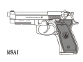 M9A1モデルガン