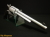 SAA 2nd Gen 7-1/2インチ ステンレスフィニッシュABS ノンフルート シリンダーPEGASAS 2 ガスガン