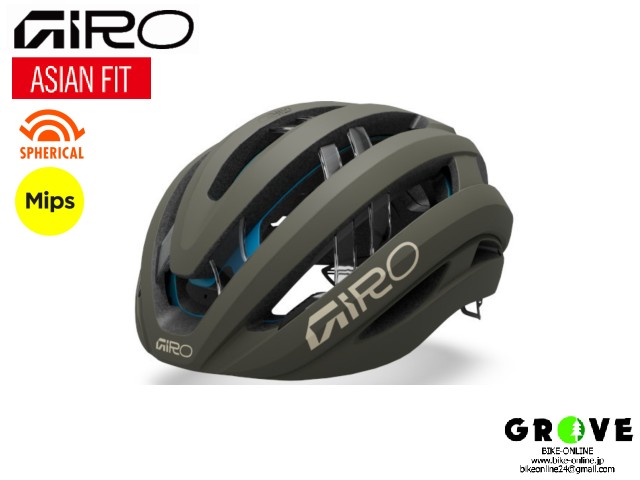 GIRO ジロ ［ ARIES SPHERICAL AsianFit アリーズ スフェリカル アジアンフィット ］ Matt Dark Sage 【 GROVE鎌倉 】