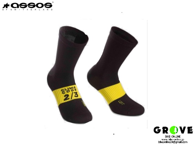 assos アソス 春秋用［ SPRING / FALL SOCKS  ］サイズ 2 ( 27.5cm~30cm ) 【 GROVE鎌倉 】