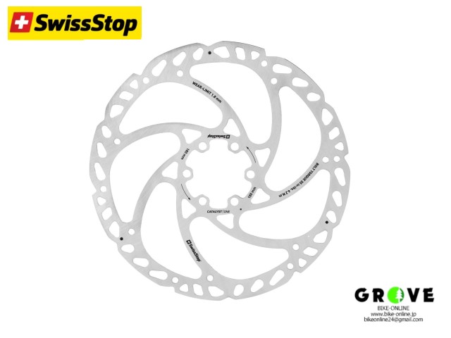 swissstop スイスストップ ［ Disc Brake ROTOR ディスクブレーキローター ］CATALYST ONE  180mm / 160mm【 GROVE鎌倉 】