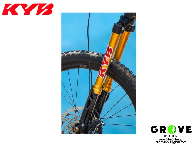 KYB カヤバ ［ MTB サスペンション フォーク 倒立式 ］ 160mm ストローク 1.5Trp 29インチ / 27.5インチ両様  送料無料【 GROVE鎌倉 】
