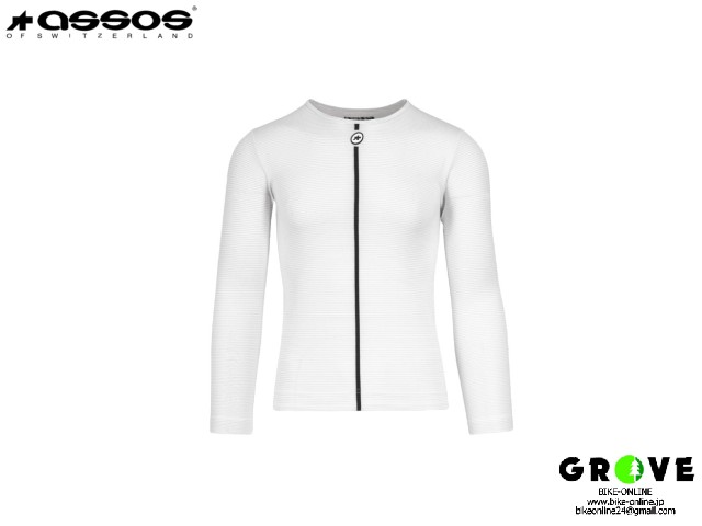 assos アソス ［  Summer LongSleeve SkinLayer  ］HolyWhite サイズ M【 GROVE鎌倉 】