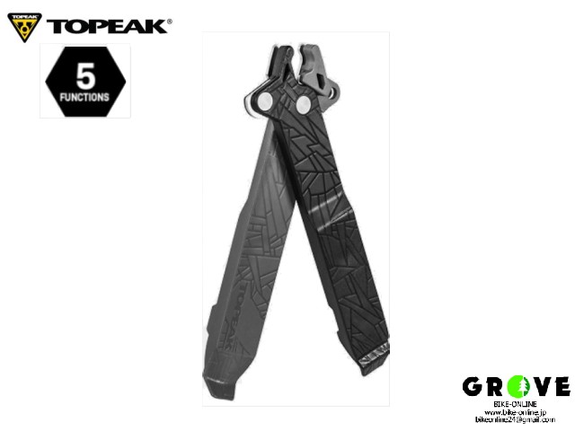 TOPEAK トピーク ［ POWER LEVER X パワーレバーエックス ］ヘビーデューティーマルチファンクションツール 【 GROVE鎌倉 】