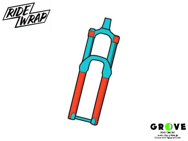 RIDEWRAP ライドラップ ［ Covered Protection MTBFRONT FORK カバープロテクション］ フロントフォーク用 つやあり【 GROVE鎌倉 】