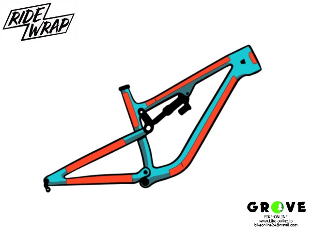 RIDEWRAP ライドラップ ［ Covered Protection MTB カバープロテクション］ マウンテンバイク フルサス用 つや消しMATTタイプ【 GROVE鎌倉 】