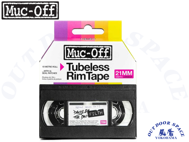 Muc-Off マックオフ [ RIM TAPE 10M ROLL ] チューブレスリムテープ 【 風魔横浜 】
