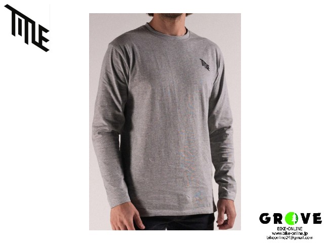 TITLE タイトル [ LONGSLEEVE Shirt ] GREY / Mサイズ【 GROVE鎌倉 】