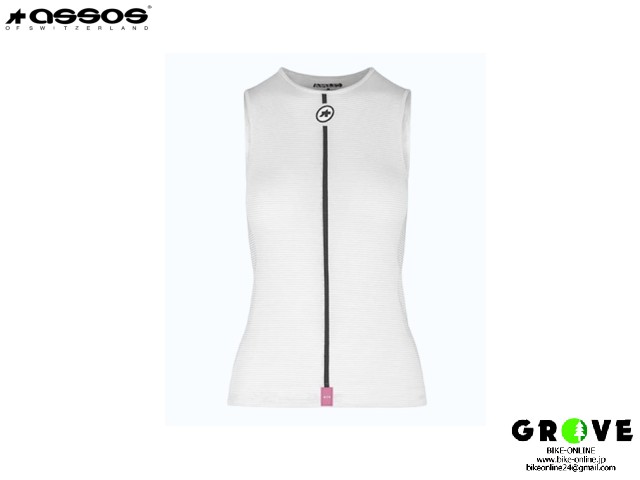 assos アソス ［  WOMEN'S Summer NoSleeve SkinLayer  ］HolyWhite サイズ M【 GROVE鎌倉 】