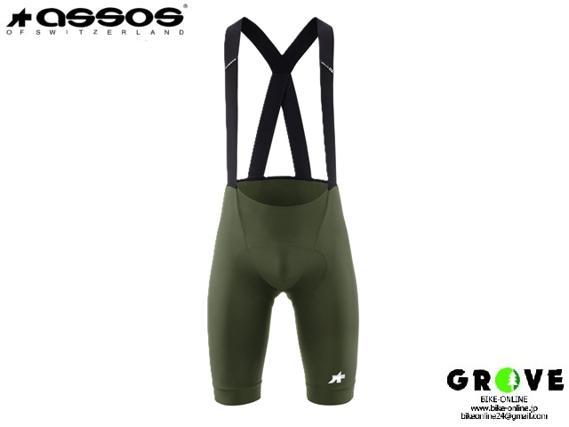 assos アソス [ MILLE GT Bib Shorts S11 ] Moss Green/Sサイズ【  GROVE青葉台 】