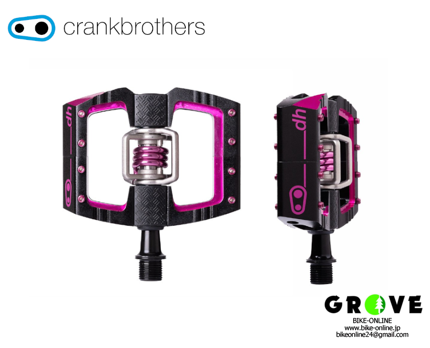 crankbrothers [ Mallet DH ] BLACK / MAGENTA Limited edition【GROVE宮前平