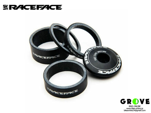 RACEFACE レースフェイス [ Head Spacer & Cap SET Carbon カーボン ] 【 GROVE青葉台 】