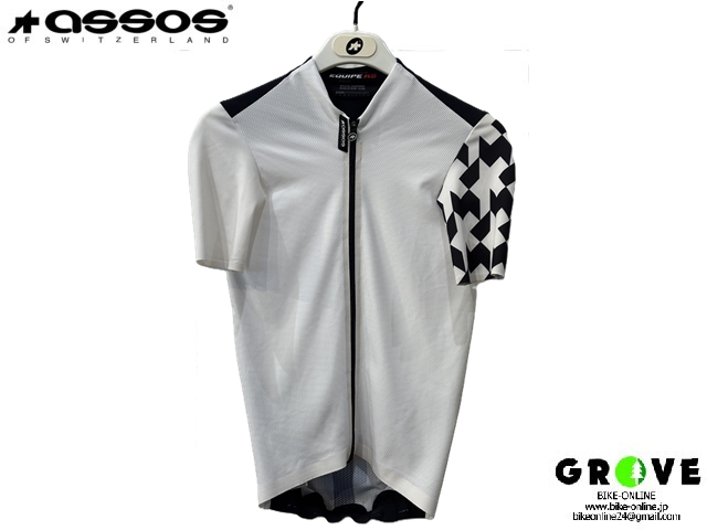 ASSOS アソス  [ EQUIPE RS AERO SS JERSEY S / WHITE ] エキップ RS エアロジャージ SS S / ホワイト【 GROVE青葉台 】